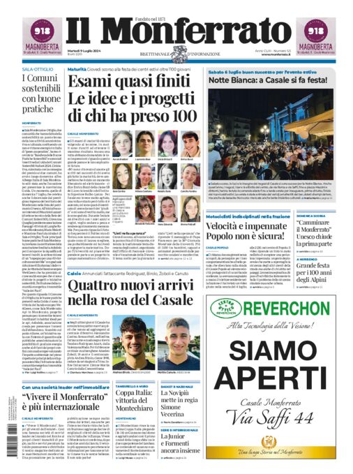 Il Monferrato - Edizione 53 del 09/07/2024